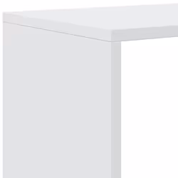 vidaXL Room Divider Bookcase Storage Shelf Book Rack Bookshelf Engineered Wood - white, 131,5 x 29 x 131,5 cm - Additional view 8