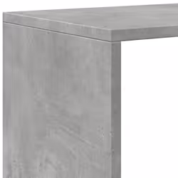 vidaXL Room Divider Bookcase Storage Shelf Book Rack Bookshelf Engineered Wood - concrete grey, 131,5 x 29 x 131,5 cm - Additional view 8