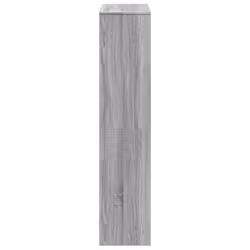 vidaXL Room Divider Bookcase Storage Shelf Book Rack Bookshelf Engineered Wood - grey sonoma, 131,5 x 29 x 131,5 cm - Additional view 5