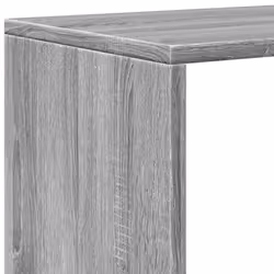 vidaXL Room Divider Bookcase Storage Shelf Book Rack Bookshelf Engineered Wood - grey sonoma, 131,5 x 29 x 131,5 cm - Additional view 8