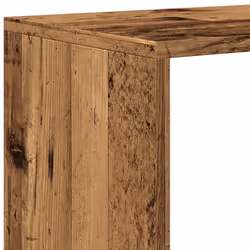 vidaXL Room Divider Bookcase Storage Shelf Book Rack Bookshelf Engineered Wood - old wood, 131,5 x 29 x 131,5 cm - Additional view 8