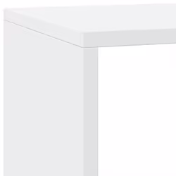 vidaXL Room Divider Bookcase Storage Shelf Book Rack Bookshelf Engineered Wood - white, 137,5 x 29 x 103,5 cm - Additional view 8