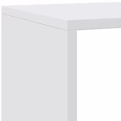 vidaXL Room Divider Bookcase Bookshelf 4-Tier Shelf Book Rack Engineered Wood - white, 143.5 x 29 x 143.5 cm - Additional view 7