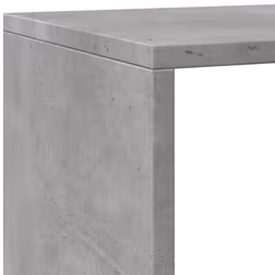 vidaXL Room Divider Bookcase Bookshelf 4-Tier Concrete Grey Engineered Wood - Additional view 8