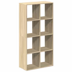 VidaXL 858023, Oak, 8 shelves, Wood, Wood, 100 kg, 10 kg