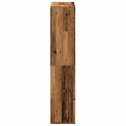 vidaXL Room Divider Bookcase Book Rack Bookshelf Engineered Wood - old wood, 69.5 x 29 x 137.5 cm - Additional view 5