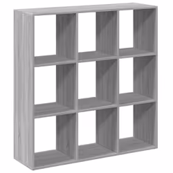 vidaXL Room Divider Bookcase Book Rack Bookshelf Engineered Wood - grey sonoma, 102 x 29 x 103.5 cm