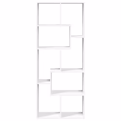 vidaXL Room Divider Bookcase Shelf Bookshelf Engineered Wood - white - Additional view 4