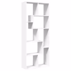 vidaXL Room Divider Bookcase Shelf Bookshelf Engineered Wood - white - Additional view 6