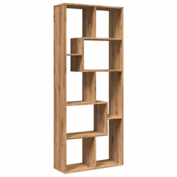 vidaXL Room Divider Bookcase Shelf Bookshelf Engineered Wood - artisan oak - Additional view 6