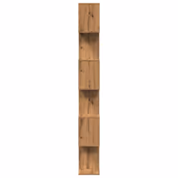 vidaXL Room Divider Bookcase 6-Tier Shelf Bookshelf Engineered Wood - artisan oak, 70 x 24 x 193 cm - Additional view 5