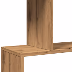 vidaXL Room Divider Bookcase 6-Tier Shelf Bookshelf Engineered Wood - artisan oak, 70 x 24 x 193 cm - Additional view 8