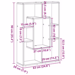 VidaXL 858138 living room bookcase - Additional view 10