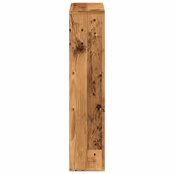 vidaXL Bookcase Bookshelf Rack Storage Cabinet Engineered Wood - old wood - Additional view 5