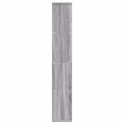 vidaXL Bookcase Bookshelf Storage Cabinet Book Stand Book Rack Engineered Wood - grey sonoma, 60 x 20 x 120 cm - Additional view 5