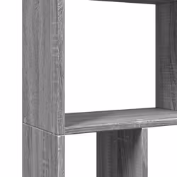 vidaXL Bookcase Bookshelf Storage Cabinet Book Stand Book Rack Engineered Wood - grey sonoma, 60 x 20 x 120 cm - Additional view 8
