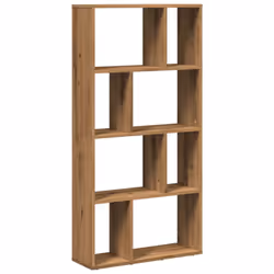 vidaXL Bookcase Bookshelf Storage Cabinet Book Stand Book Rack Engineered Wood - artisan oak, 60 x 20 x 120 cm - Additional view 6