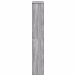 vidaXL Bookcase Bookshelf Storage Cabinet Book Stand Book Rack Engineered Wood - grey sonoma, 72 x 20 x 120 cm - Additional view 5