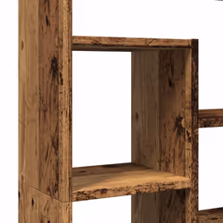vidaXL Bookcase Bookshelf Storage Cabinet Book Stand Book Rack Engineered Wood - old wood, 72 x 20 x 120 cm - Additional view 8