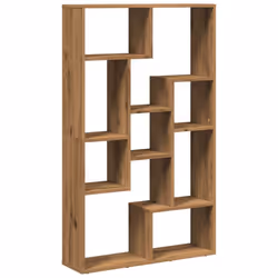 vidaXL Bookcase Bookshelf Storage Cabinet Book Stand Book Rack Engineered Wood - artisan oak, 72 x 20 x 120 cm - Additional view 6