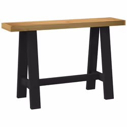 vidaXL Console Table Coffee Table Hall Accent End Table NOAIN Solid Wood Pine - a shape - Additional view 4