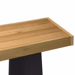 vidaXL Console Table Coffee Table Hall Accent End Table NOAIN Solid Wood Pine - a shape - Additional view 5