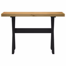 vidaXL Console Table Coffee Table Hall Accent End Table NOAIN Solid Wood Pine - x shape - Additional view 2