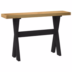 vidaXL Console Table Coffee Table Hall Accent End Table NOAIN Solid Wood Pine - x shape - Additional view 4