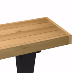 vidaXL Console Table Coffee Table Hall Accent End Table NOAIN Solid Wood Pine - x shape - Additional view 5