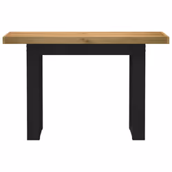 vidaXL Console Table Coffee Table Hall Accent End Table NOAIN Solid Wood Pine - u shape - Additional view 2