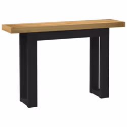 vidaXL Console Table Coffee Table Hall Accent End Table NOAIN Solid Wood Pine - u shape - Additional view 4