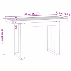 VidaXL 4100041 desk - Additional view 8