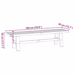 VidaXL 4100048 indoor bench - Additional view 8