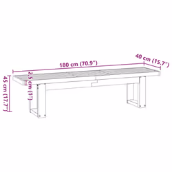 VidaXL 4100050 indoor bench - Additional view 8