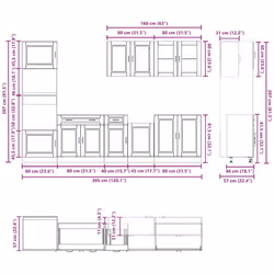 VidaXL 3314751 kitchen/dining storage cabinet - Additional view 8