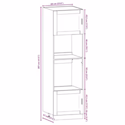 vidaXL 7 Piece Kitchen Cabinet Set Kalmar Sonoma Oak Engineered Wood - grey sonoma - Additional view 9