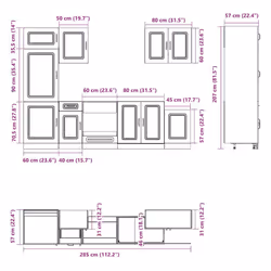 VidaXL 3314769 kitchen/dining storage cabinet - Additional view 8