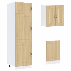 vidaXL 8 Piece Kitchen Cabinet Set Kalmar Sonoma Oak Engineered Wood - sonoma oak - Additional view 4