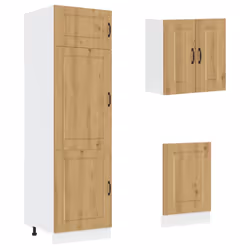 vidaXL 8 Piece Kitchen Cabinet Set Kalmar Sonoma Oak Engineered Wood - artisan oak - Additional view 4