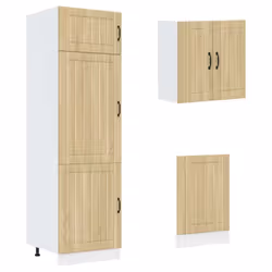 vidaXL 8 Piece Kitchen Cabinet Set Kalmar Sonoma Oak Engineered Wood - sonoma oak - Additional view 4