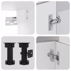 vidaXL 8 Piece Kitchen Cabinet Set Kalmar Grey Sonoma Engineered Wood - grey sonoma - Additional view 5