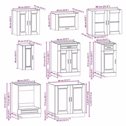 VidaXL 3314842 kitchen/dining storage cabinet - Additional view 8