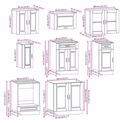 VidaXL 3314844 kitchen/dining storage cabinet - Additional view 8