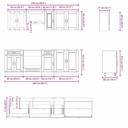 VidaXL 3314845 kitchen/dining storage cabinet - Additional view 7