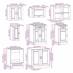 VidaXL 3314845 kitchen/dining storage cabinet - Additional view 8
