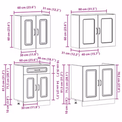 VidaXL 3314855 kitchen/dining storage cabinet - Additional view 8