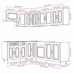 VidaXL 3314886 kitchen/dining storage cabinet - Additional view 8