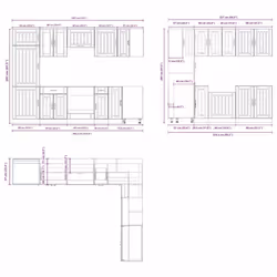 vidaXL Kitchen Cabinet Set 14 Piece Cabinet Cupboard Lucca Engineered Wood - grey sonoma - Additional view 8
