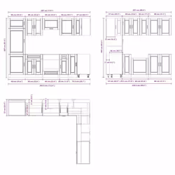 vidaXL Kitchen Cabinet Set 14 Piece Cabinet Cupboard Porto Engineered Wood - black - Additional view 8