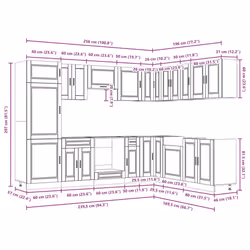 VidaXL 3314995 kitchen/dining storage cabinet - Additional view 8
